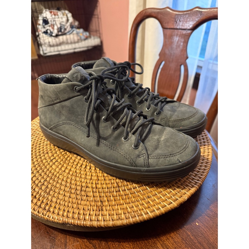 Ecco Soft 7 Tred Hydromax Mens Gray Nubuck Leather Chukka Sneaker Boots 43 9-9.5 - Picture 9 of 10